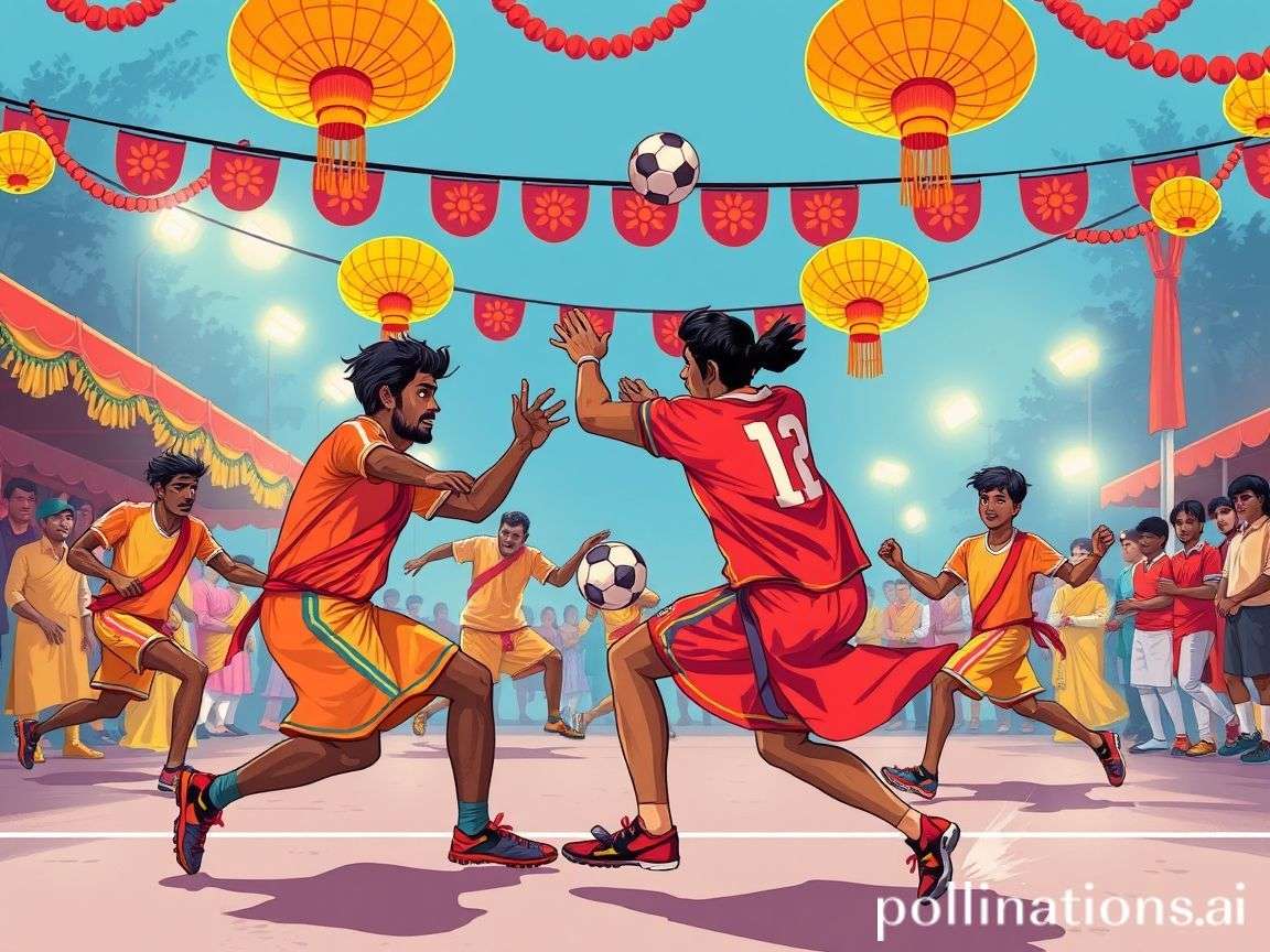 Festival Handball India defensive tactics illustration
